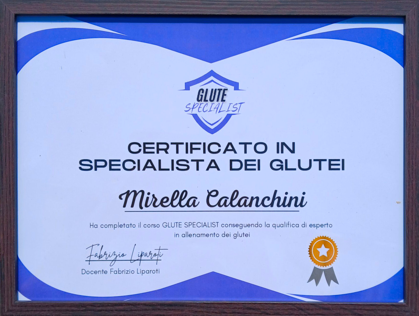 Certificato Glute Specialist